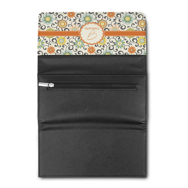 Swirls & Floral Ladies Wallet  (Personalized Opt)