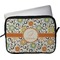 Swirls & Floral Laptop Sleeve / Case (Personalized)
