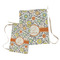 Swirls & Floral Laundry Bag - Both Bags