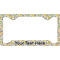 Swirls & Floral License Plate Frame - Style C