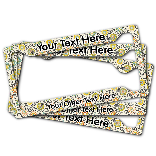 Swirls & Floral License Plate Frames - (PARENT MAIN)