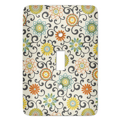 Swirls & Floral Light Switch Cover
