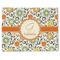 Swirls & Floral Linen Placemat - Front