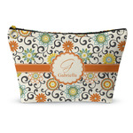 Swirls & Floral Makeup Bag (Personalized)