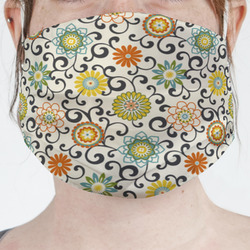 Swirls & Floral Face Mask Cover