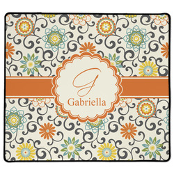 Swirls & Floral XL Gaming Mouse Pad - 18" x 16" (Personalized)