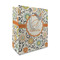 Swirls & Floral Medium Gift Bag - Front/Main