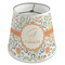 Swirls & Floral Poly Film Empire Lampshade - Angle View