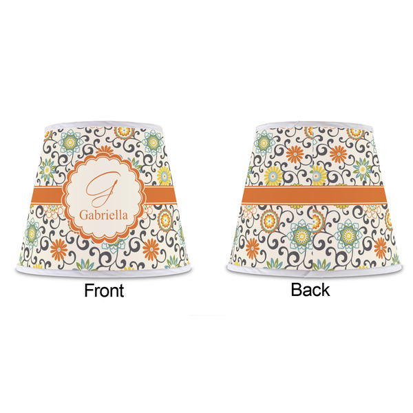 Swirls & Floral Poly Film Empire Lampshade - Approval