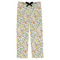 Swirls & Floral Mens Pajama Pants - M