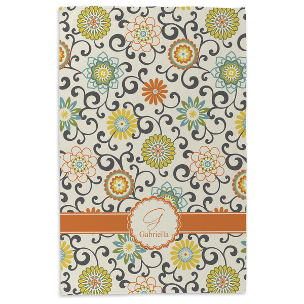 Swirls & Floral Microfiber Dish Towel - APPROVAL