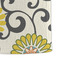 Swirls & Floral Microfiber Dish Towel - DETAIL