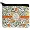 Swirls & Floral Rectangular Coin Purse (Personalized)