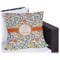Swirls & Floral Outdoor Pillow - 16" (Personalized)