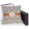 Swirls & Floral Outdoor Pillow - 18" (Personalized)