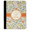 Swirls & Floral Padfolio Clipboards - Large - FRONT