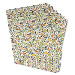 Swirls & Floral Binder Tab Divider - Set of 6 (Personalized)