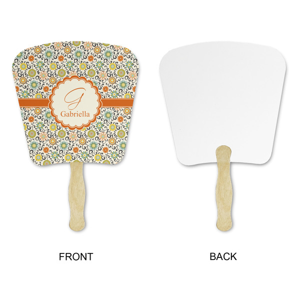 Swirls & Floral Paper Fans - Approval