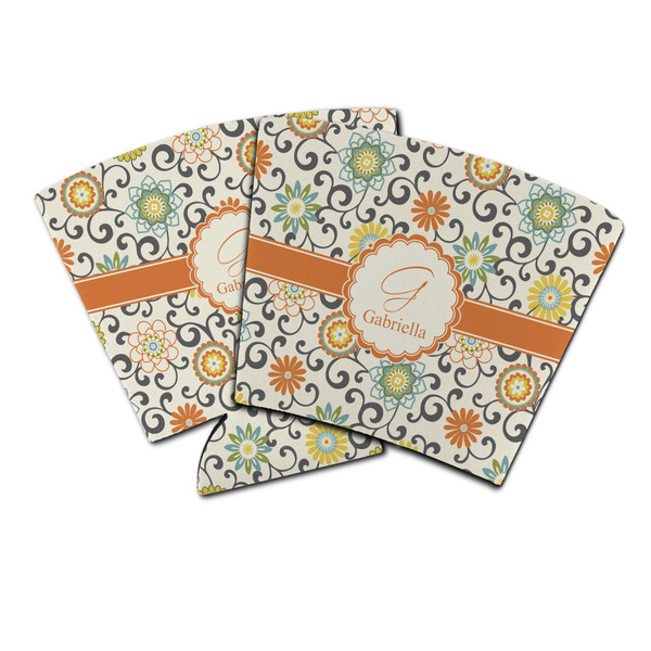 Custom Swirls & Floral Party Cup Sleeve (Personalized)