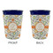 Swirls & Floral Party Cup Sleeves - without bottom - Approval