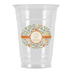 Swirls & Floral Party Cups - 16oz (Personalized)