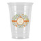 Swirls & Floral Party Cups - 16oz - Front/Main