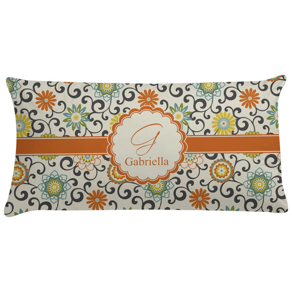 Custom Swirls & Floral Pillow Case (Personalized)