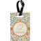 Swirls & Floral Personalized Rectangular Luggage Tag