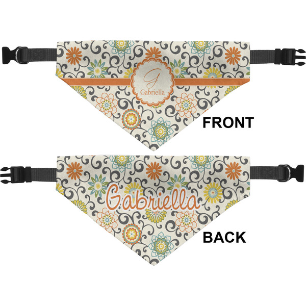Swirls & Floral Pet Bandana Approval