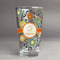 Swirls & Floral Pint Glass - Full Print (Personalized)