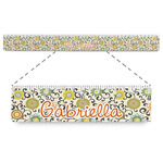 Swirls & Floral Plastic Ruler - 12" (Personalized)
