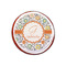 Swirls & Floral Printed Icing Circle - XSmall - On Cookie