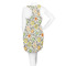 Swirls & Floral Racerback Dress - On Model - Back