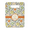 Swirls & Floral Rectangle Trivet with Handle - FRONT