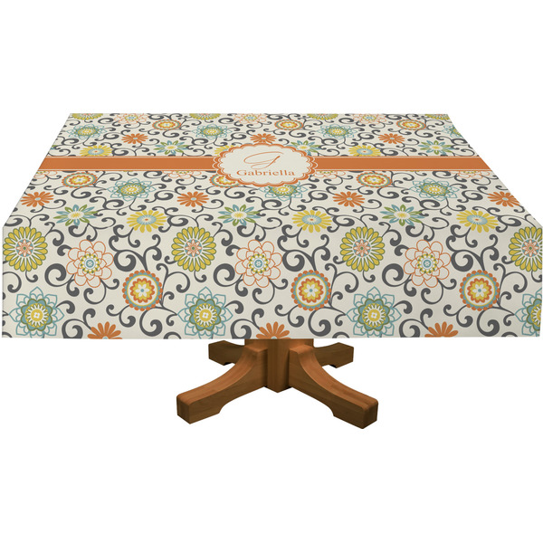 Swirls & Floral Tablecloths (Personalized)