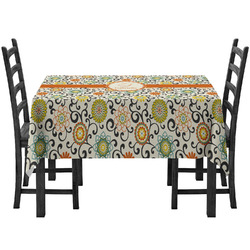 Swirls & Floral Tablecloth (Personalized)