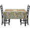 Swirls & Floral Rectangular Tablecloths - Side View