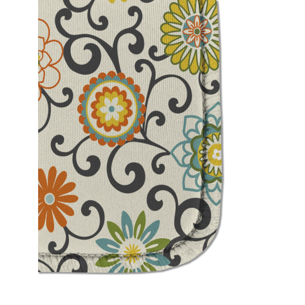 Swirls & Floral Sanitizer Holder Keychain - Detail