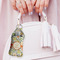 Swirls & Floral Sanitizer Holder Keychain - Large (LIFESTYLE)