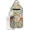 Swirls & Floral Sanitizer Holder Keychain - Large with Case