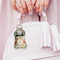 Swirls & Floral Sanitizer Holder Keychain - Small (LIFESTYLE)