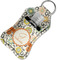 Swirls & Floral Sanitizer Holder Keychain - Small in Case