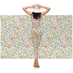 Swirls & Floral Sheer Sarong