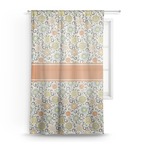 Swirls & Floral Sheer Curtain