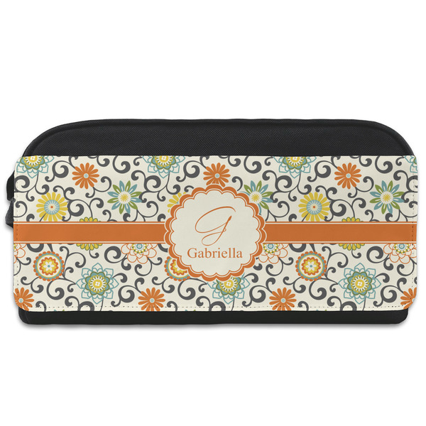 Custom Swirls & Floral Shoe Bag (Personalized)