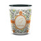 Swirls & Floral Shot Glass - Two Tone - FRONT