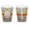 Swirls & Floral Shot Glass - White - APPROVAL