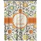 Swirls & Floral Extra Long Shower Curtain - 70"x84" (Personalized)