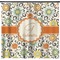 Swirls & Floral Shower Curtain - Custom Size (Personalized)