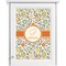 Swirls & Floral Single White Cabinet Decal